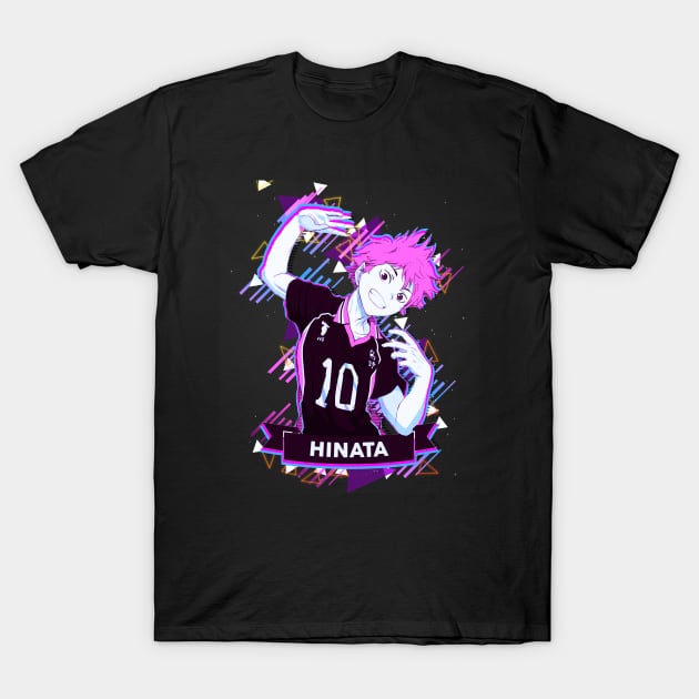 haikyuu - "haikyu" : hinata - haikyu volleyball - 80's retro style classic - awsome gift for anime lover T-Shirt by EhsanStore